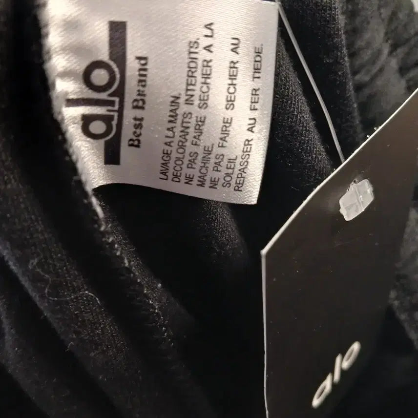 [BUNJANG] ALO Black Sweatshirt Training Set / ALO 블랙 맨투맨 트레이닝 세트