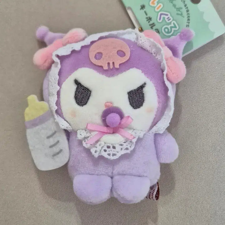 [BUNJANG] Sanrio Baby Pacifier Mascot (Kuromi) / 산리오 베이비 쪽쪽이 마스코트 (쿠로미)