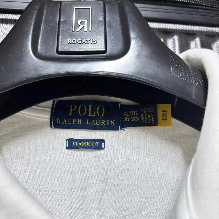 [BUNJANG] Polo Ralph Lauren White Polo Shirt Size XL (Boys&