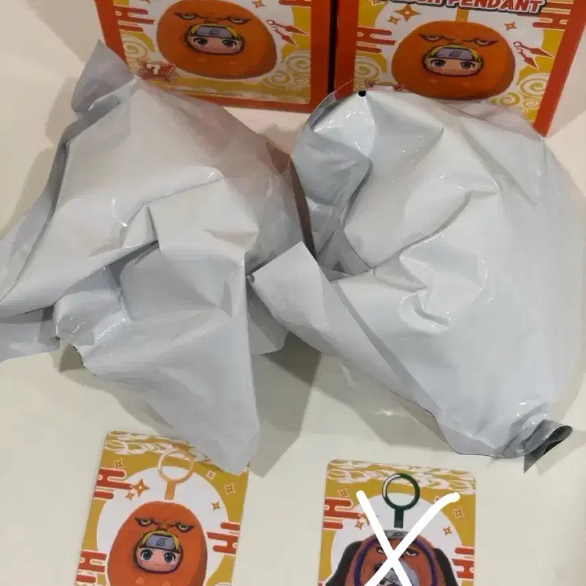 [BUNJANG] Eaki Naruto Round Plush Keychain (Sealed) / 미개봉)eaki 나루토 동글 인형 키링 나루토