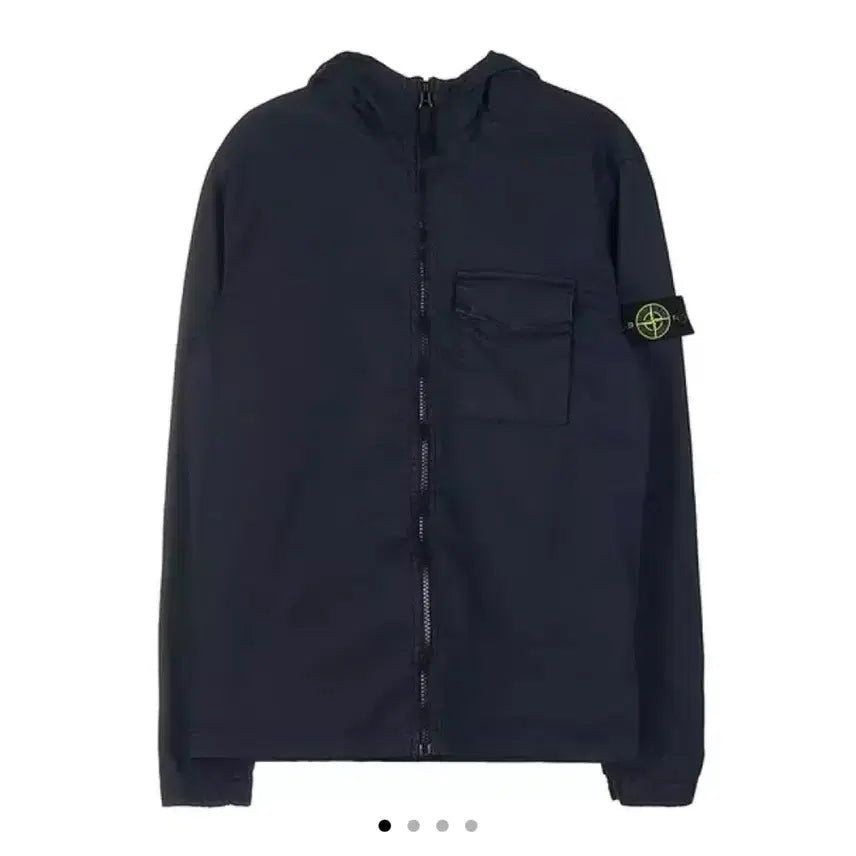 [BUNJANG] Stone Island Kids Boys Logo Patch Hoodie Jacket Size 14A / [스톤아일랜드 키즈] 남아 로고 와펜 후드 자켓 14A