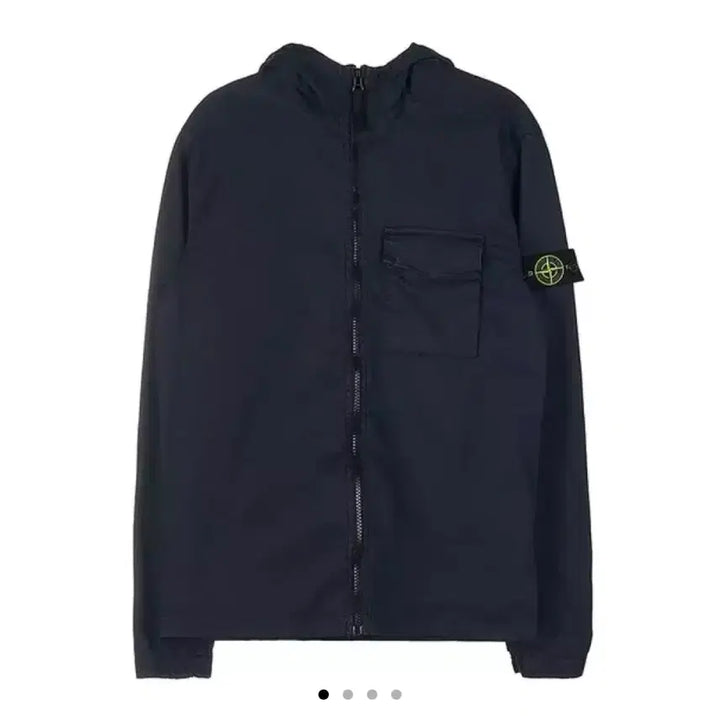 [BUNJANG] Stone Island Kids Boys Logo Patch Hoodie Jacket Size 14A / [스톤아일랜드 키즈] 남아 로고 와펜 후드 자켓 14A