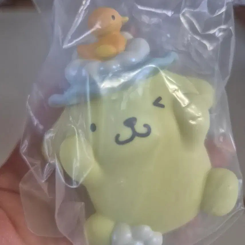 [BUNJANG] Sanrio Pompompurin Duck Figure New / 산리오 폼폼푸린 오리 피규어 새상품