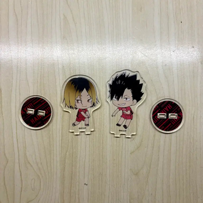 [BUNJANG] Haikyuu!! Animate Cafe Acrylic Standee Set - Kuroo &amp; Kenma / 하이큐 애니메이트 카페 아크릴 스탠드 쿠로오 켄마 일괄 판매