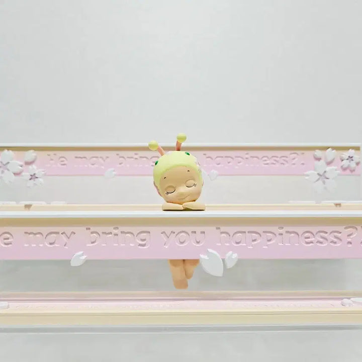 [BUNJANG] Sonny Angel Hippers Pink Cherry Blossom Wall Stand / 소니엔젤 히퍼스의 핑크벚꽃 담벼락 스텐드
