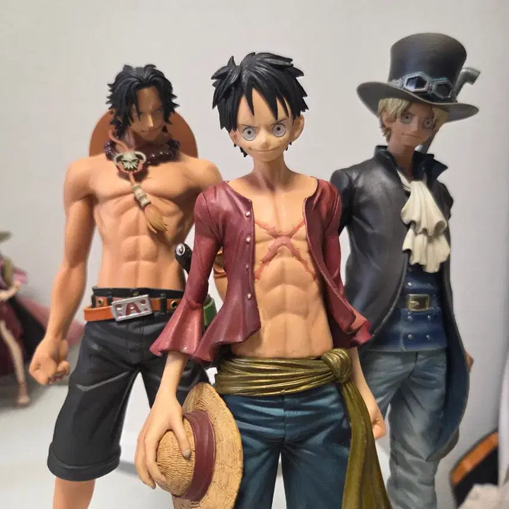 [BUNJANG] One Piece Master Stars Piece (MSP) Luffy, Ace, Sabo Figures (No Box) / 원피스 마스터 피스 MSP 루피 에이스 사보 피규어(노박스)