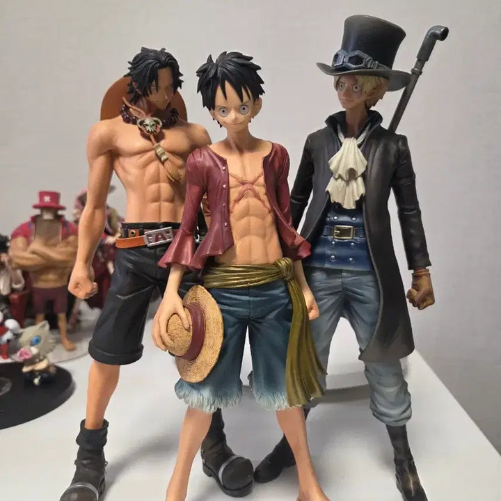 [BUNJANG] One Piece Master Stars Piece (MSP) Luffy, Ace, Sabo Figures (No Box) / 원피스 마스터 피스 MSP 루피 에이스 사보 피규어(노박스)