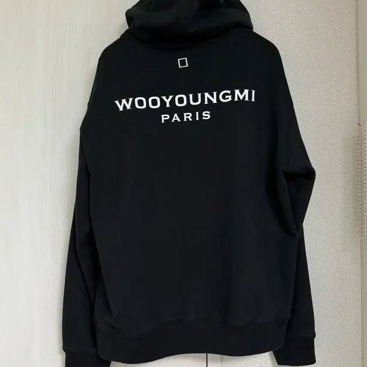 [BUNJANG] Wooyoungmi Black Back Logo Hoodie FW23 Size 48 / (48) 23fw 우영미 백로고 후드티 블랙