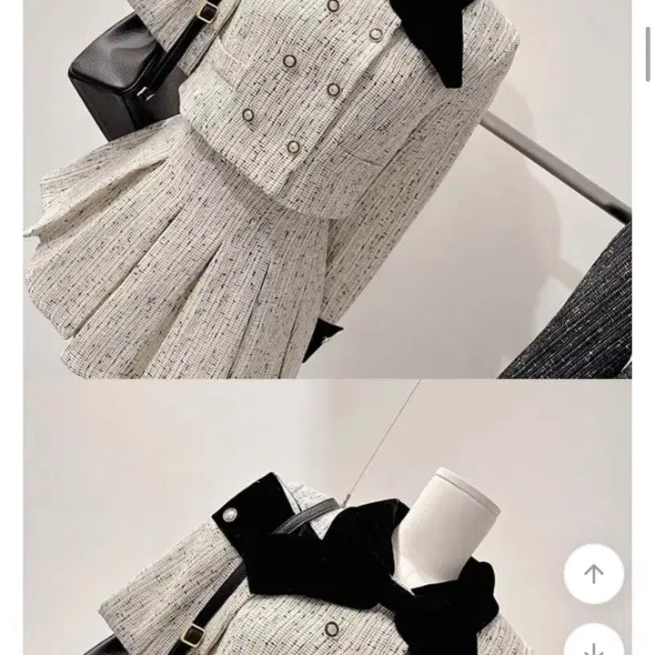 [BUNJANG] Tweed Jacket &amp; Skirt Set-up / 트위드 자켓 스커트 셋업 하객룩