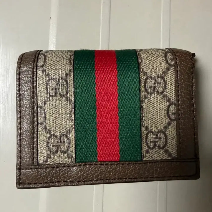 [BUNJANG] Gucci Ophidia Canvas Leather Wallet / 구찌오피디아 캔버스가죽 지갑