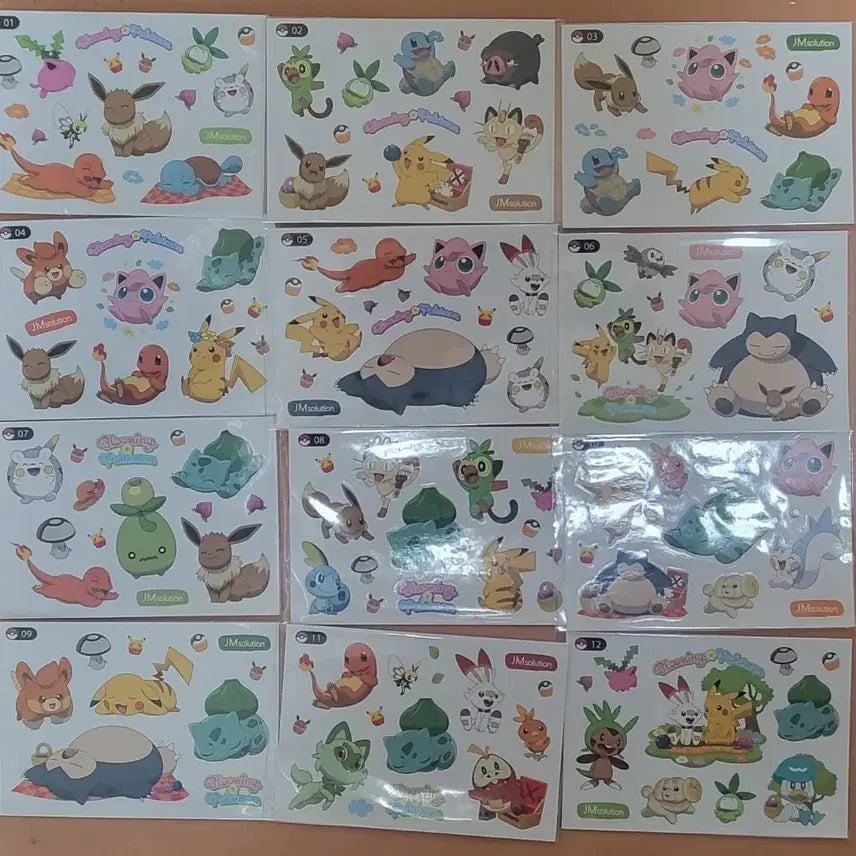 [BUNJANG] Pokemon Stickers for Hobbang Seal Ggbooki Fire Brigade One Piece Wanted Poster / 교환)포켓몬 스티커로 호빵씰 꼬북이소방대 원피스수배서 구해봐요