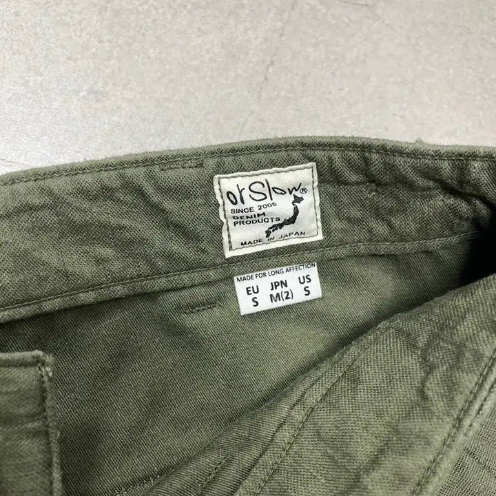 [BUNJANG] orslow Vintage Fit Fatigue Pants Dark Olive / 오어슬로우 빈티지핏 퍼티그 팬츠