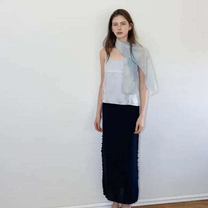 [BUNJANG] Thell Elle Printing Scarf / 더릴 elle 프린팅 스카프