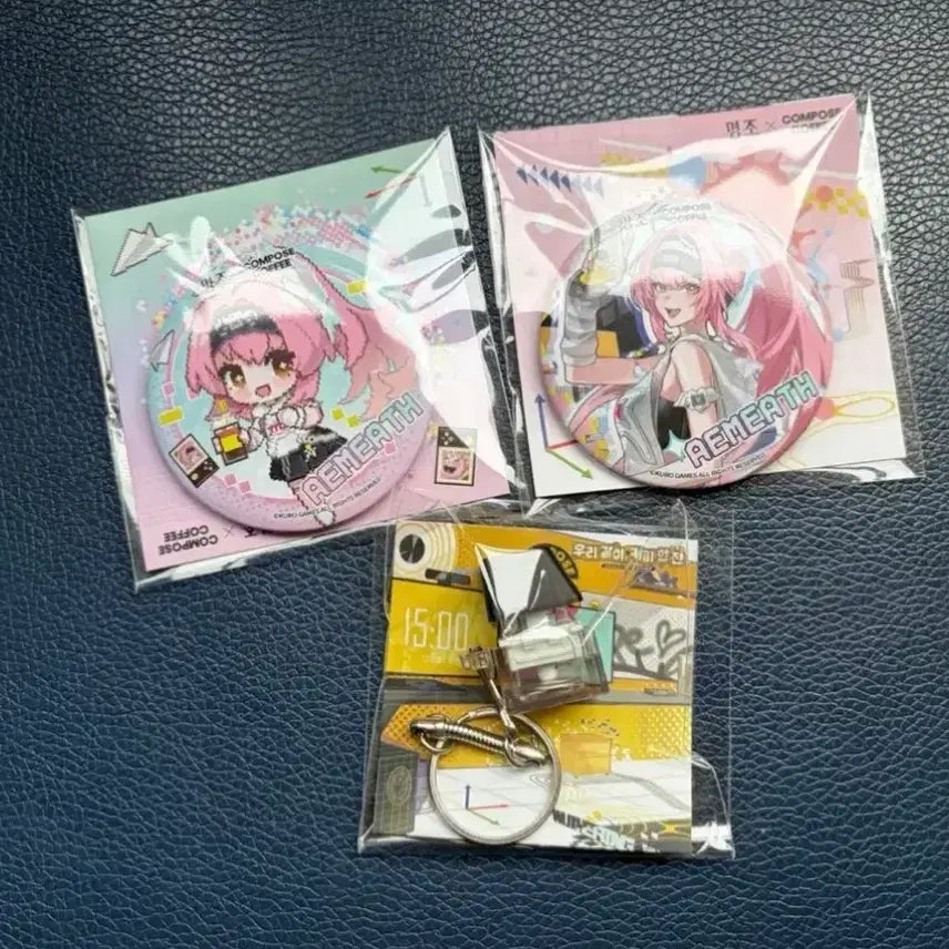 [BUNJANG] Compose Mees Bundle Set Can Badge &amp; Keycap / 명조 컴포즈 에이메스 일괄