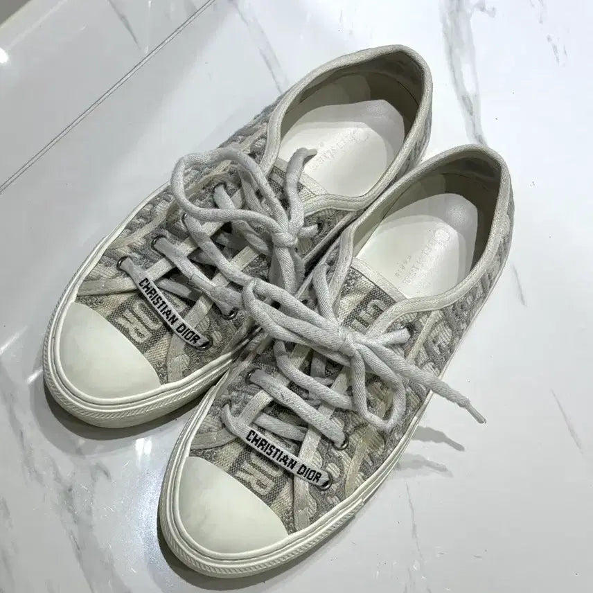 [BUNJANG] Dior B23 Oblique Sneakers / 디올 오블리크 스니커즈 37.5