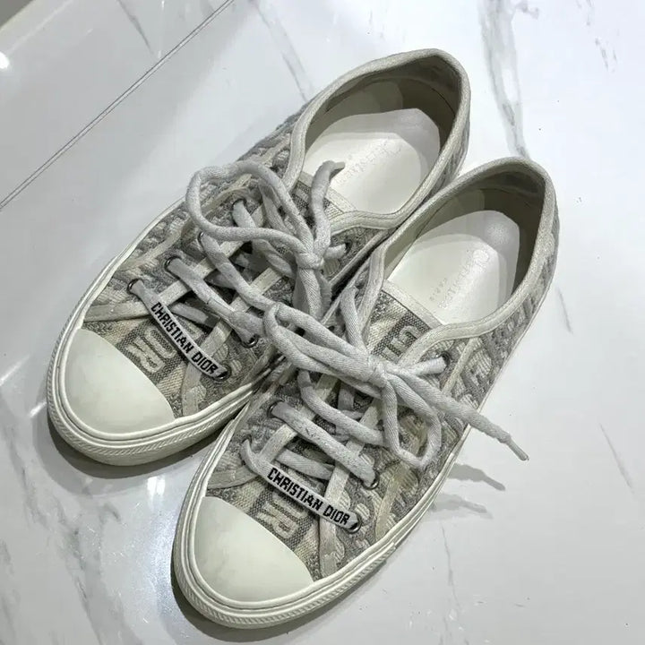 [BUNJANG] Dior B23 Oblique Sneakers / 디올 오블리크 스니커즈 37.5