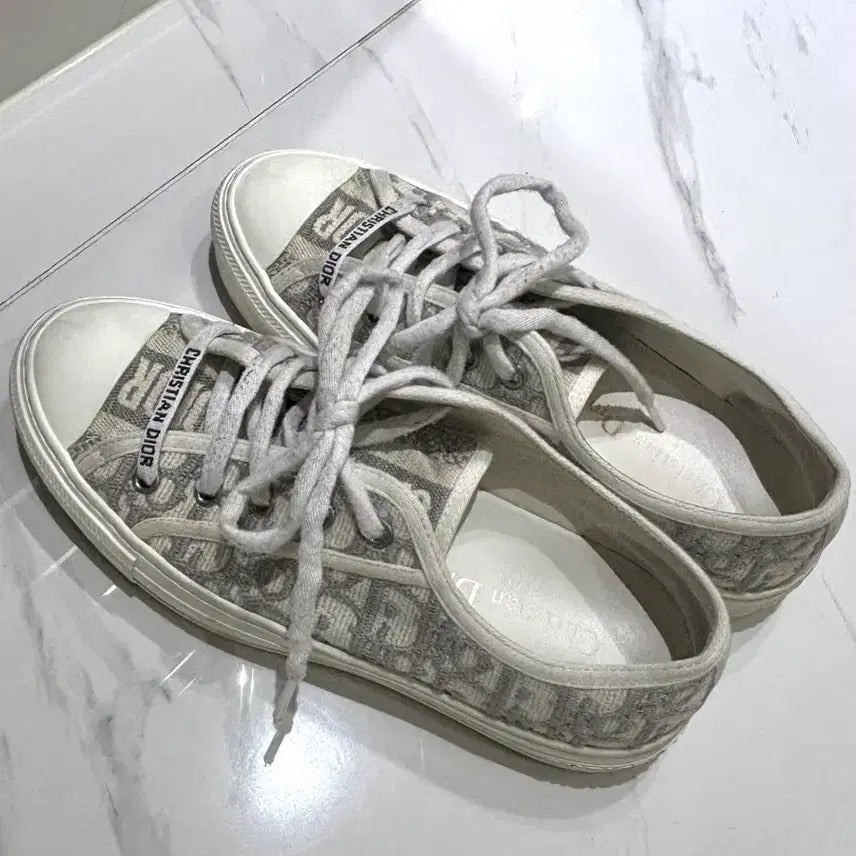[BUNJANG] Dior B23 Oblique Sneakers / 디올 오블리크 스니커즈 37.5