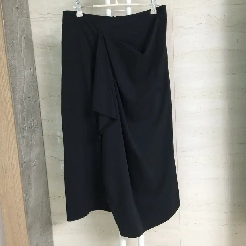 [BUNJANG] System Shirring Midi Skirt Black Size 67 / SYSTEM 시스템 셔링 스커트 67