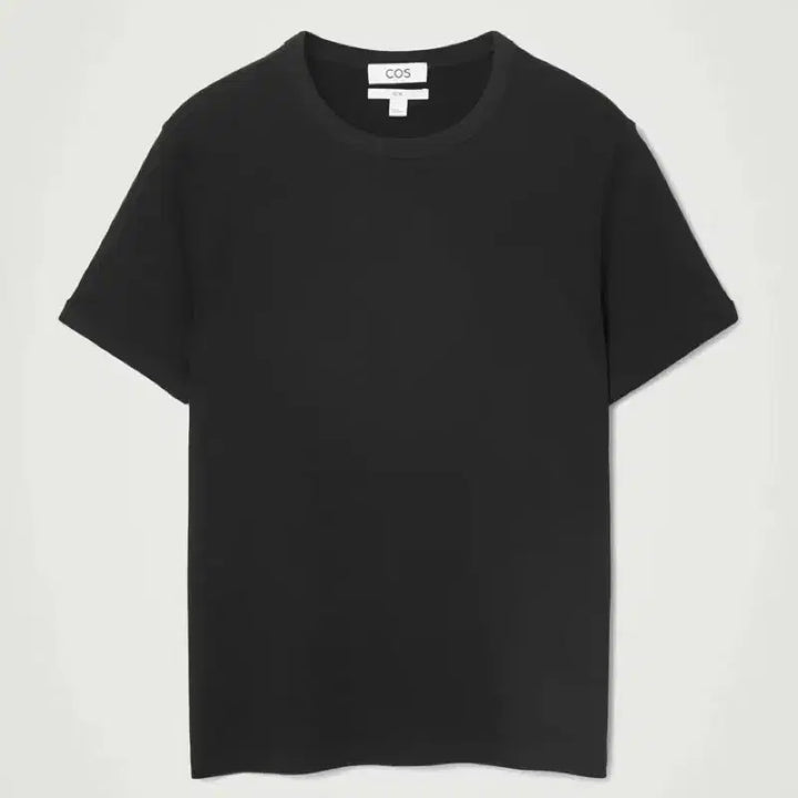 [BUNJANG] COS Slim Ribbed Cotton T-Shirt / COS 슬림 리브드 코튼 티셔츠 (택포)