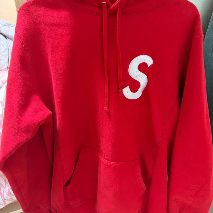 [BUNJANG] Supreme S Logo Hoodie M Size / 슈프림 S로고 후드티 M사이즈
