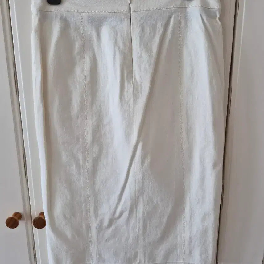 [BUNJANG] DECO White Belt Skirt / 데코 화이트 벨트 스커트