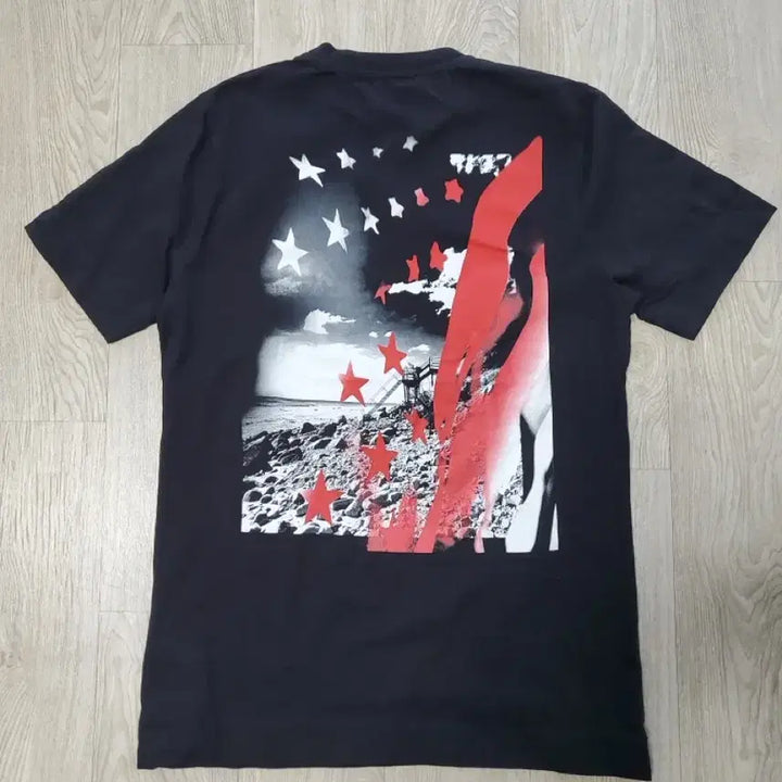 [BUNJANG] 1017 ALYX 9SM Black Graphic T-Shirt / [M] 1017 ALYX 9SM 알릭스 블랙 그래픽 반팔티