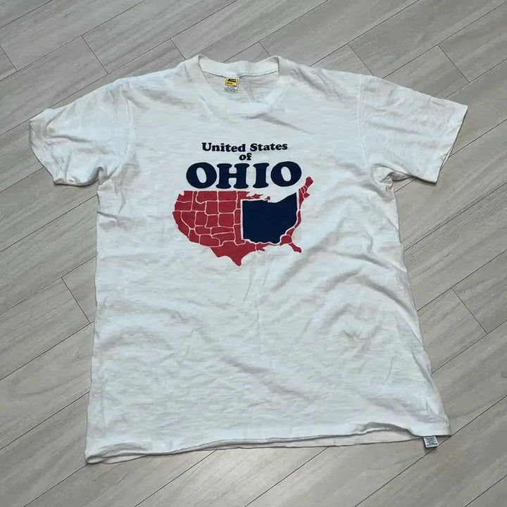 [BUNJANG] Belstaff Ohio Printing Short Sleeve T-Shirt (L) / 벨바쉰 현행 반팔 티셔츠(L 사이즈)