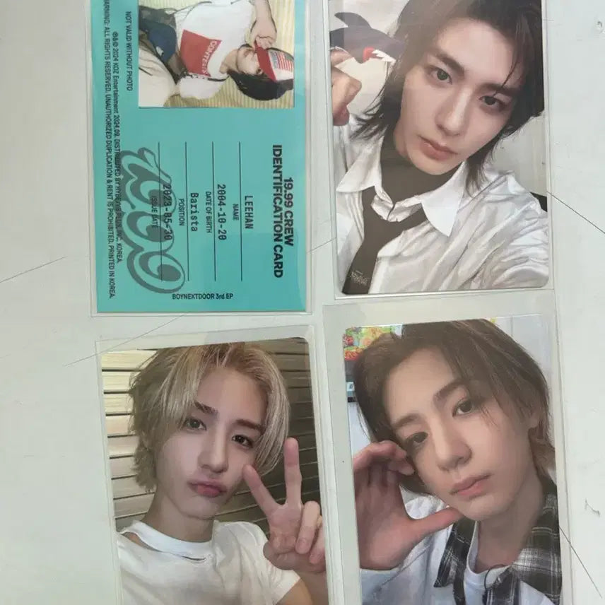 [BUNJANG] BOYNEXTDOOR Leehan Bundle Set Photocard Set / 보이넥스트도어 이한 포카6장  일괄