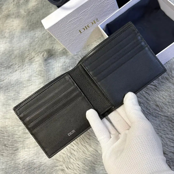 [BUNJANG] Dior Oblique Gravity Wallet Black OS / [OS,풀구성품] 디올 오블리크 그래비티 반지갑 블랙