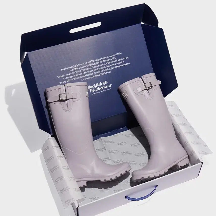 [BUNJANG] Rockfish Weatherwear Original Long Rain Boots Lavender / 락피쉬웨더웨어 롱 레인부츠 라벤더