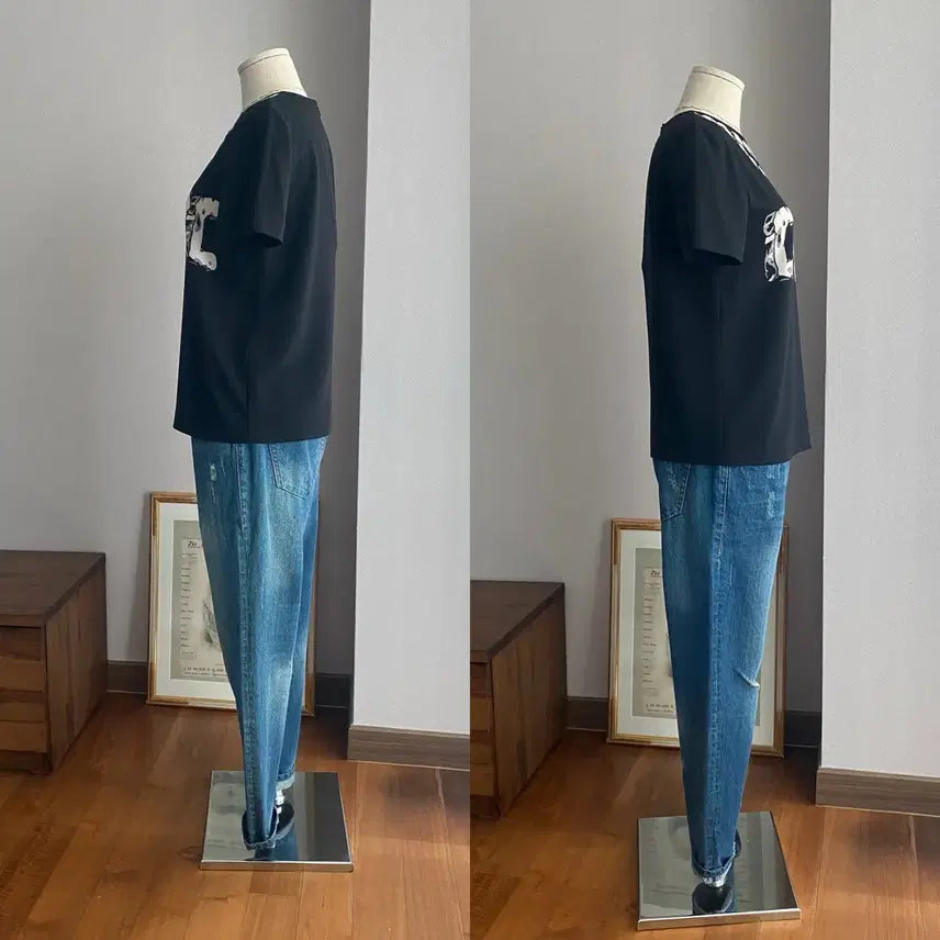[BUNJANG] Moschino Short Sleeve Blouse / MOSCHINO 모스키노 반팔 블라우스(38)