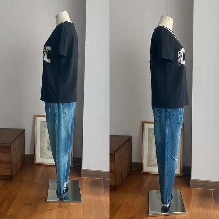 [BUNJANG] Moschino Short Sleeve Blouse / MOSCHINO 모스키노 반팔 블라우스(38)