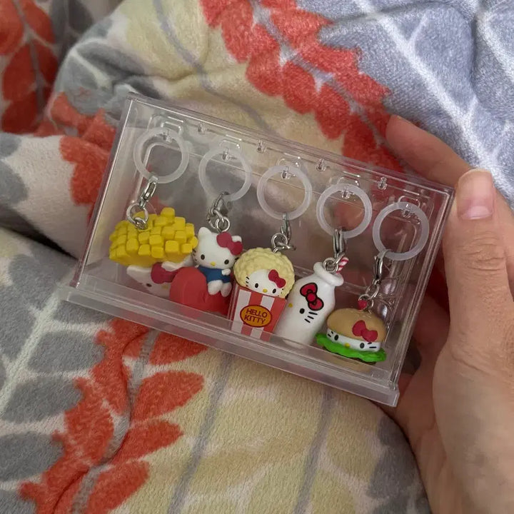[BUNJANG] Hello Kitty American Megitsune Full Set Keychain / 헬로키티 아메리칸 메지루시 풀세트