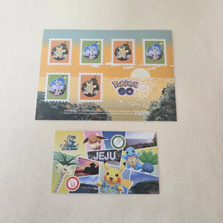 [BUNJANG] Jeju Pokemon Mail Sticker Bundle Set / 제주 포켓몬스터 우편 스티커