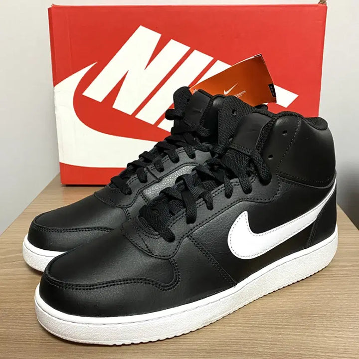 [BUNJANG] Nike Ebernon Mid Black Sneakers 270mm / (새제품) 나이키 270mm 에버논 미드 블랙 스니커즈 운동화 매장정품