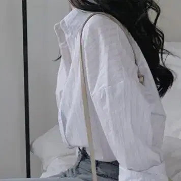 [BUNJANG] Slowand Stripe Shirt / 슬로우앤드 제작 스트라이프 셔츠