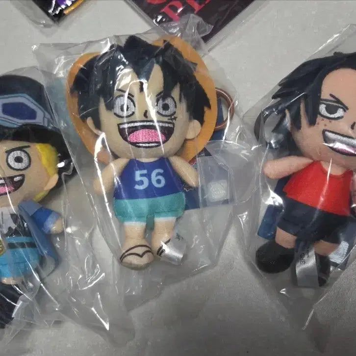 [BUNJANG] One Piece Emotion Goods ASL Brothers Plush Doll Set / 원피스 이모션 굿즈 ASL 삼형제 봉제 인형