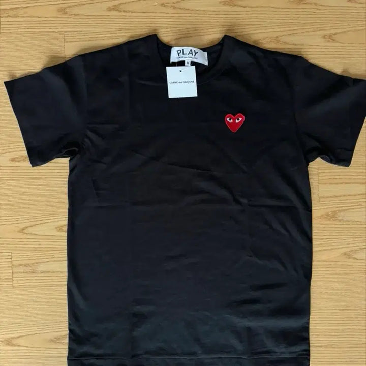 [BUNJANG] Comme des Garçons Short Sleeve T-Shirt Black Size M / 꼼데가르송 반팔
