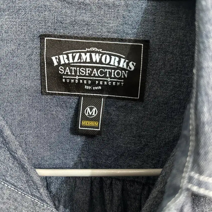[BUNJANG] Prizm Works Chambray Work Shirt M / 프리즘웍스 샴브레이 워크 셔츠 M