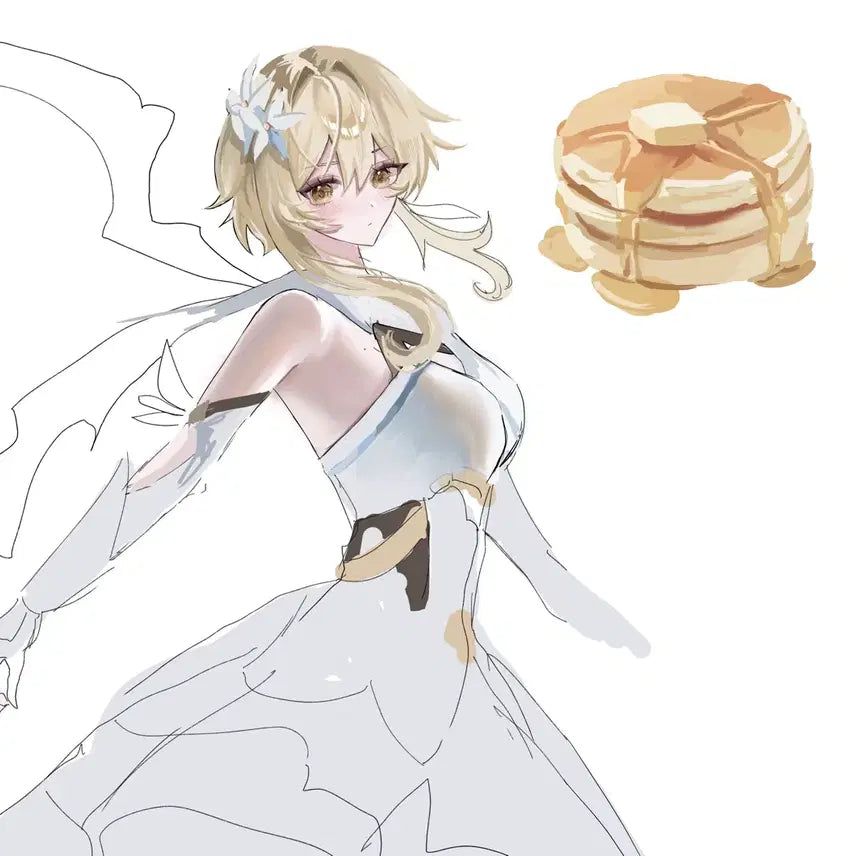 [BUNJANG] Custom Digital Art Commission: Dessert Theme (Half-Body, Chibi) / 고정틀 반신 디저트 그림 커미션 딸기케이크 딸기우유 ld