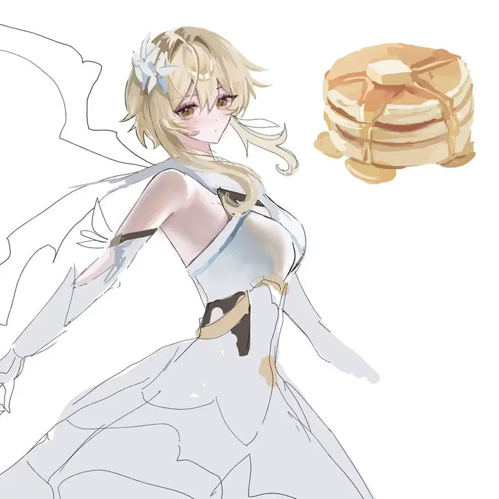[BUNJANG] Custom Digital Art Commission: Dessert Theme (Half-Body, Chibi) / 고정틀 반신 디저트 그림 커미션 딸기케이크 딸기우유 ld
