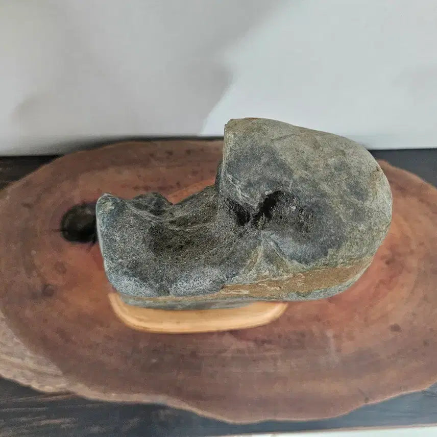 [BUNJANG] Stone Display Stand / 수석 검은돌 좌대 포함