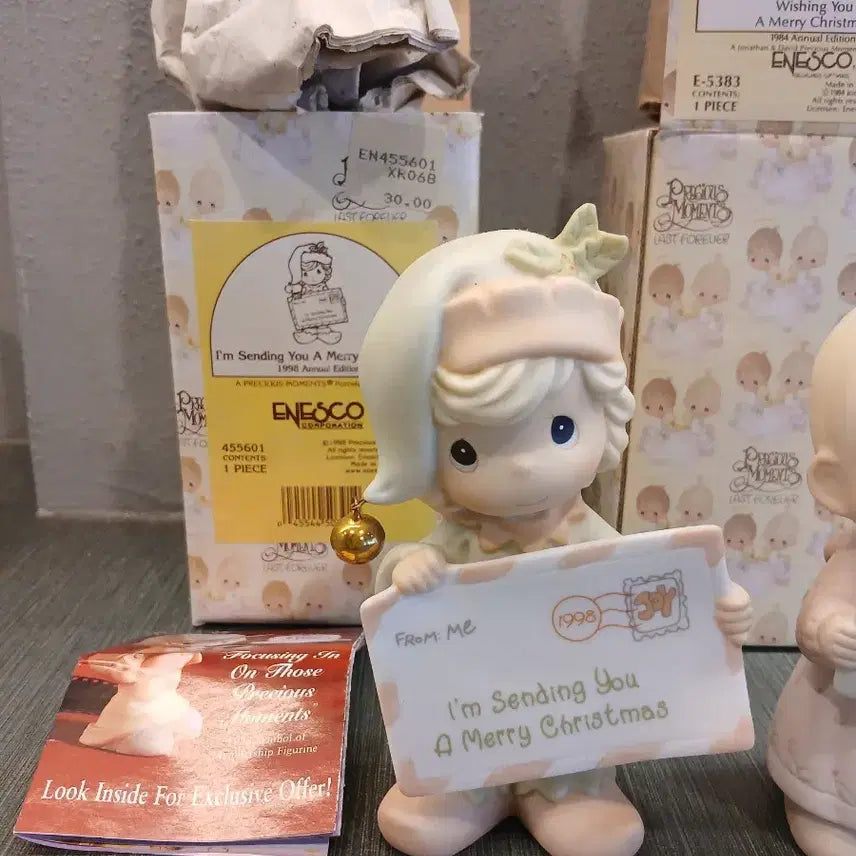 [BUNJANG] Precious Moments Figurines 2-Set / 프레셔스모먼트 (새상품)피겨린2개세트 택포45000원