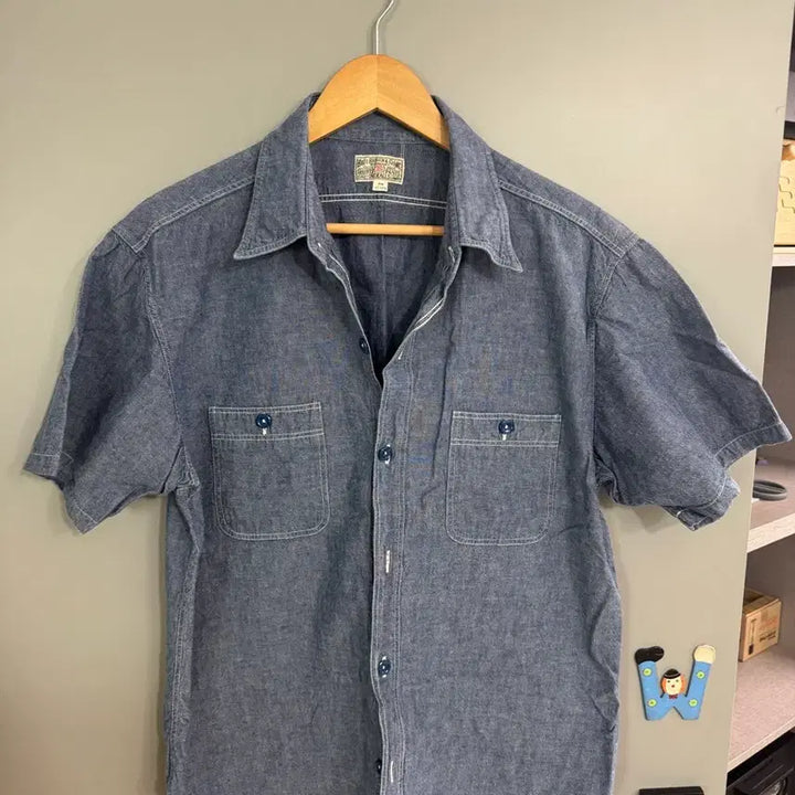 [SOLD OUT] 버즈릭슨 샴브레이 반팔 17 17 1/2