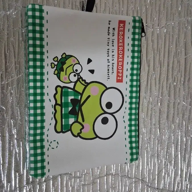 [BUNJANG] Kerokero Keroppi Large Pouch Bag / 케로케로케로피 파우치 가방(사이즈큼)