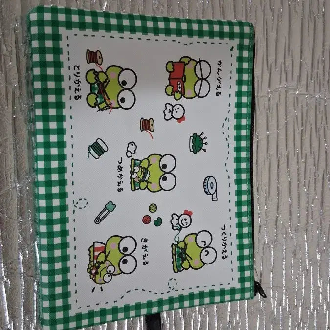 [BUNJANG] Kerokero Keroppi Large Pouch Bag / 케로케로케로피 파우치 가방(사이즈큼)