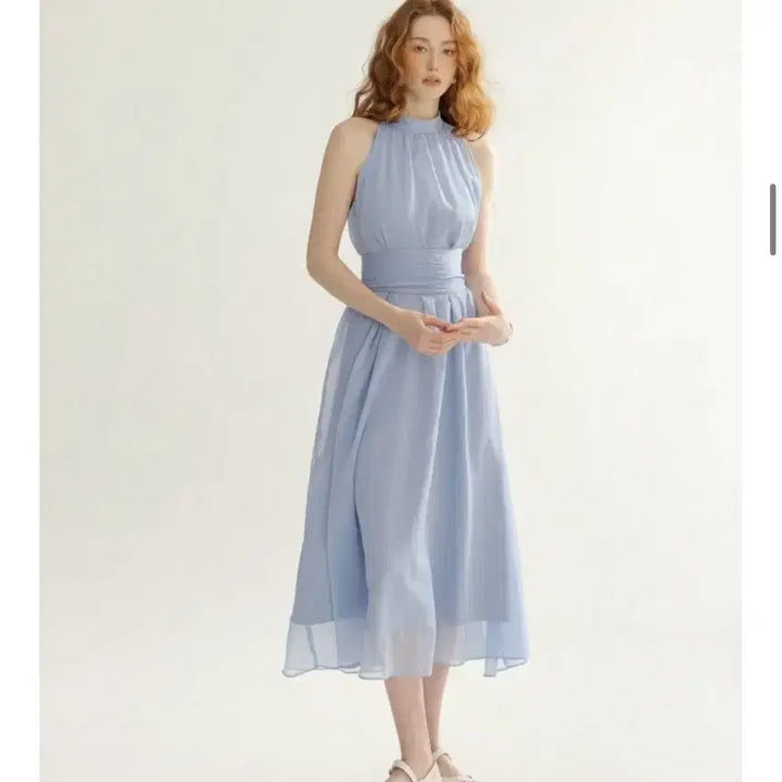 [BUNJANG] Synsden Serenity Halterneck Long Dress Size S / 신스덴 원피스 s