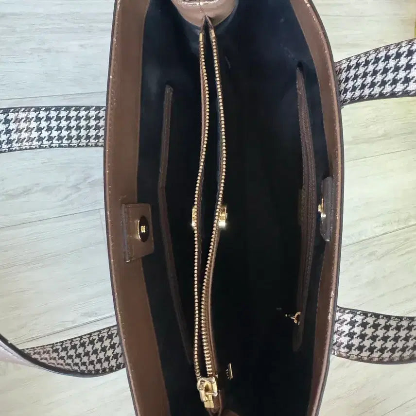 [BUNJANG] Daks Check Pattern Tote Bag / 닥스 체크무늬 토트백