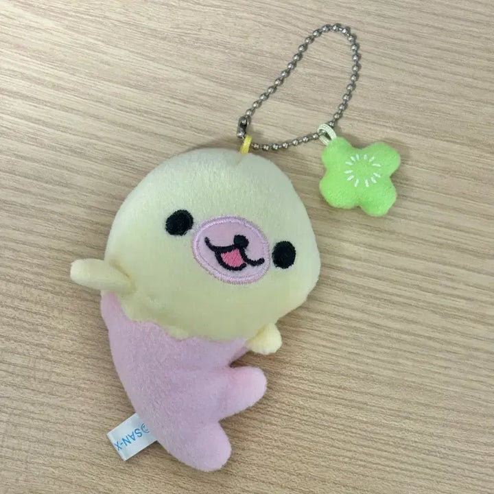 [BUNJANG] Rare Mamegoma Pink Mirror Keyring / !!반짝할인  상태최상) 희귀 핑크 마메고마 거울 키링