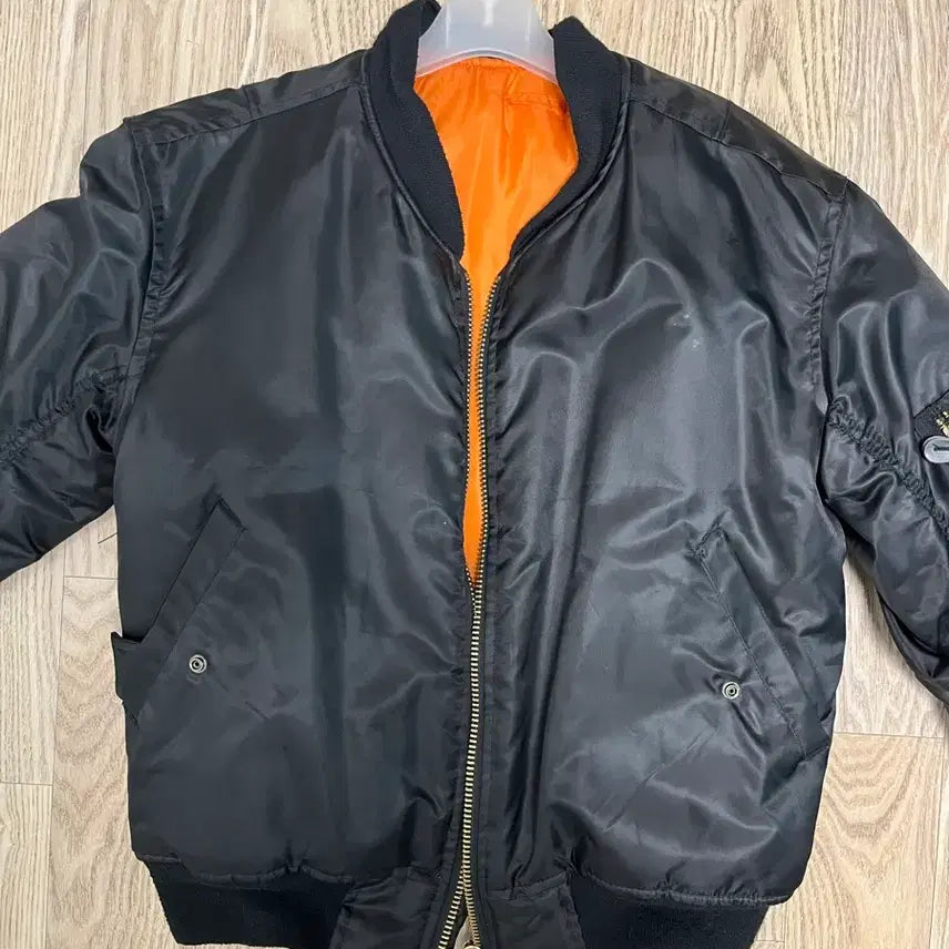 [BUNJANG] Black MA-1 Flight Jumper / 블랙 MA-1 항공 점퍼